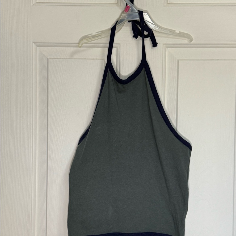 Women's Green Halter Top
